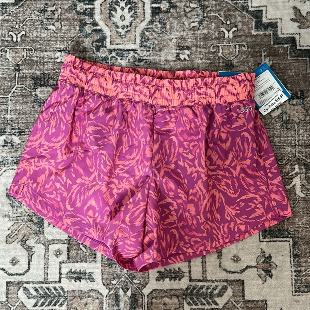 DSG Kids' Pink and Purple Patterned Shorts